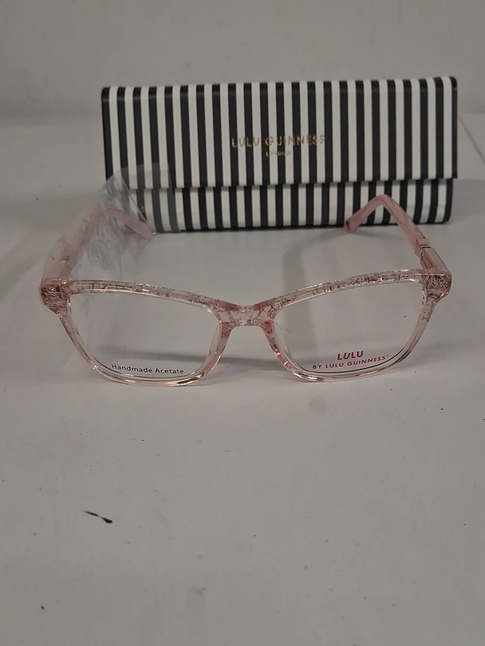 NWT Rxable Kids LuLu Guinness LK060 Pink Eyeglass Frames